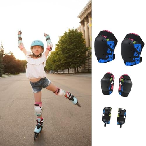 Protector de muñeca y rodilleras infantiles para evitar lesiones en el patinete 7