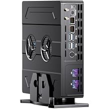 Mini Gaming PC, Small Desktop Computer Core i9-12900F Upto 5.1GHz, Win-11 Pro, 64G DDR5| 2T PCIE4.0 SSD, GeForce RTX3050 6G, Dual LAN, Dual Display, 4K Output, WiFi6E/BT5.3 for Video Editing