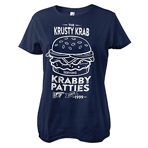 T-shirt Bob l'Éponge Krusty Krab pour femme en coton imprimé
