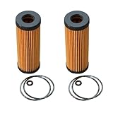 2PCS Car Oil Filter Compatible With Ford F-150 2.7T/EDGE 2.7 GTDi 4WD 2015-/Compatible With LINCOLN