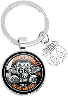 車 キーホルダー アメリカン雑貨 ROUTE66 [並行輸入品]