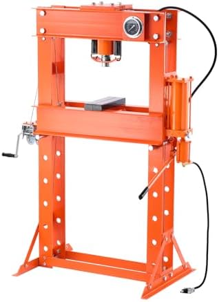 Bild 9 - VEVOR Werkstattpresse Hydraulikpresse 6 t, Auto Rahmenpresse Presse 55-250 mm, 110 mm Hubhöhe Manuelle Lagerpresse Kohlenstoffstahl Werkstattpresse für die Autobuchsen, Kugelgelenke, U-Gelenke usw.