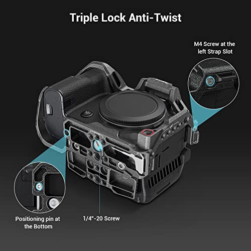 SMALLRIG R5C Camera Cage Handheld Kit para Canon R5 C con Top Handle, Full Cage, HDMI y USB-C Cable Clamp - 3891 - imagen 3