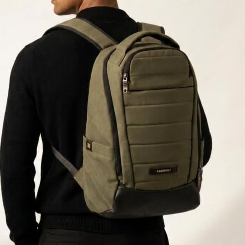 Image of ASSEMBLY Float Travel Backpack for Men & Women - 25 Liters | Water-Resistant Premium Polyester Backpack with Padded Laptop Compartment (fits upto 15.6 inches) | Lightweight Travel Bag