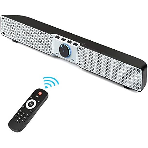 TAMPROAD 20W Bluetooth Speaker, Speakers Bluetooth Wireless with Double Subwoofer, Loud Surround Sound Small Party Speaker, Built in Mic, AUX, TF Card, USB, Portable for Home Outdoor Camping (Black) Cover