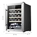 Cecotec Getränkekühlschrank 24 Flaschen Bolero GrandSommelier 2050 Inox Compressor. Einstellbare Temperatur von 5-18°C, Hohe Leistung, Leiser Betrieb und vibrationsfrei