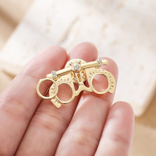 Image of Medical Optometrists Enamel Brooch Ophthalmology Vision Test Optometry Pin Jewelry for Doctor Nurse Backpack Lapel Badge
