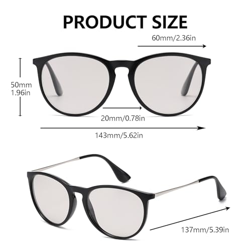 Image of Polarized Photochromic Driving Sunglasses For Men Women Day and Night safety glasses