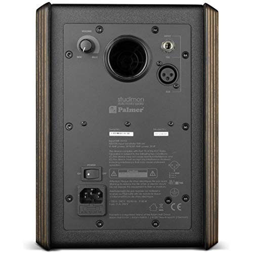 Palmer STUDIMON 5 - Aktiver 5 Nahfeld-Studiomonitor, Aktivlautsprecher, schwarz