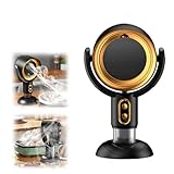 Zchkg Real Puff Hide Purifier Fan, Puffhide™ Purifier for Smoke, Portable Smokeaway Fan, Removable and Washable Filter, Smoke Fan for Smoking Indoors,For Indoor BBQ,Hot Pot, Extractor Hood(Yellow)