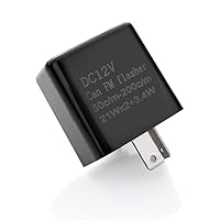 Vista 8 de Relé electrónico intermitente LED de velocidad ajustable de 12 V de 2 pines para señal de giro de motocicleta, reemplazo directo, relé universal