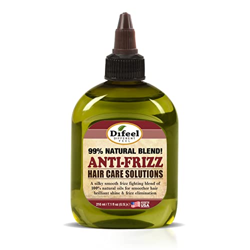 Difeel Premium 99% All Natural Anti-Frizz Hair Oil With Olive Oil, Vitamins A And E 7.1 Ounce #TOP15