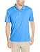 Haggar Men's Short Sleeve Mini Grid 2 Button Polo