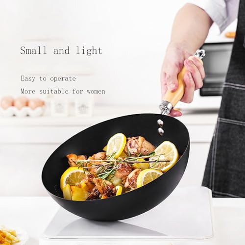 Sartén Wok de Hierro Fundido con Asa Anticalor, 22 cm miniatura 6