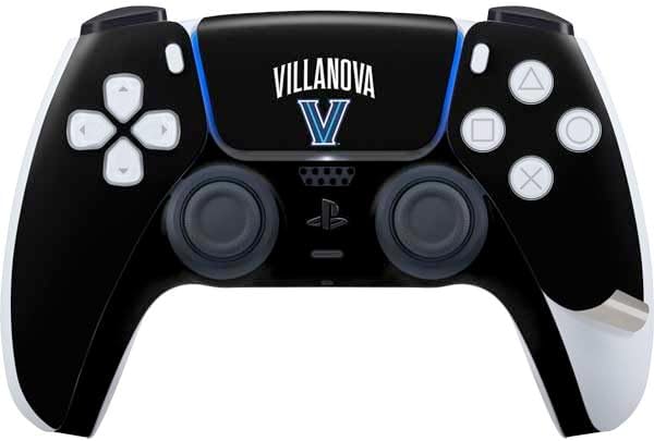 Skinit Decal Gaming Skin Compatible with PS5 Pro Bundle - Officially Licensed Villanova University V Black Design