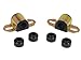 Prothane 13-1107-BL Black 20 mm Rear Sway Bar Bushing Kit