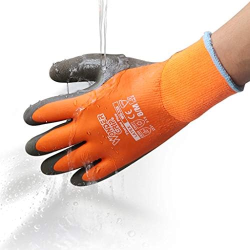 QYSZYG Anti-Liquid Nitrogen Protection Gloves Anti-Freeze Safety Gloves Cold Storage Dry Ice Warm Gloves, Low Temperature Resistance, Anti-Corrosion Gloves