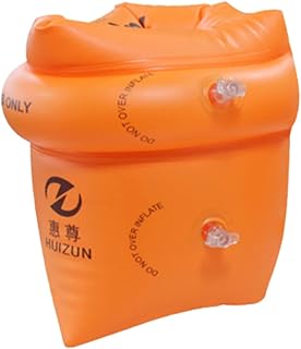 BESPORTBLE Braçadeiras De Natação Em Rolo De 2 Peças Anéis De Braço De Natação Faixas De Braço Para Natação Círculo De Braço Grosso Faixa De Braço De Natação Laranja Infantil Anéis De