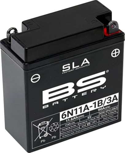 Batterie SLA BS BATTERY 6N11A-1B/3A activée en usine
