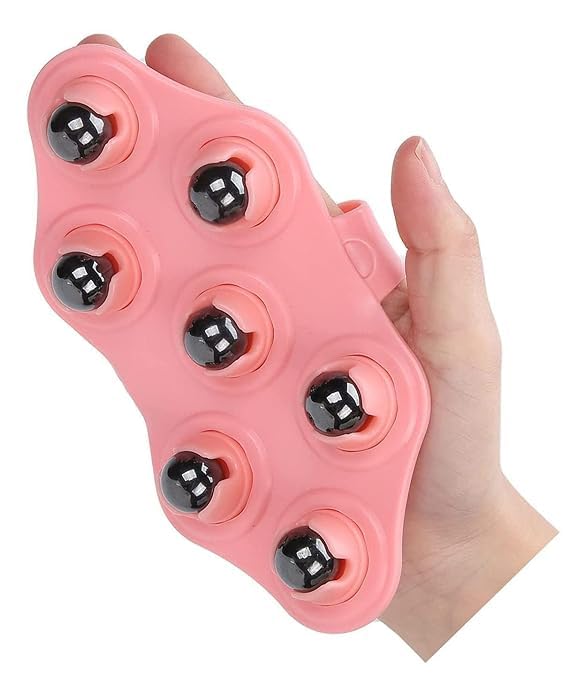 KCkart ACUPRESSURE 7 Steel Ball 360° Massager, Steel Ball Body Manual Hand Massager for Blood Circulation, Relieves Stress and Tired Muscles Roller Ball Massager For Full Body (B0CXMGVCJK) Amazon Price History, Amazon Price Tracker