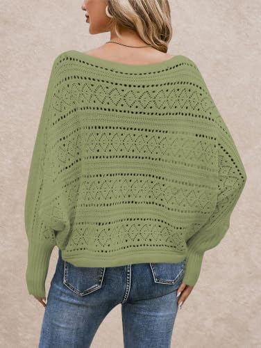 Image of Cakulo Womens Off Shoulder Oversized Pullover Knit Sweater
