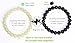 Valentine's Day Gifts for Him & Her | Handmade Magnetic Matching Couples Bracelets | Boyfriend Girlfriend Best Friend I Love You Wife Husband Gifts | Glow in The Dark Firefly Beads Bracelets Unisex