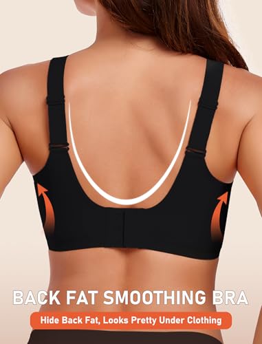 Image of Gailife Womens Wireless Push Up Bras for Women No Underwire Seamless Full Coverage Supportive T Shirt Everyday Bras