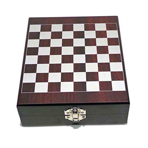 Kit Abridor de Vinho 4 peças com Jogo de Xadrez - SXMQ6603