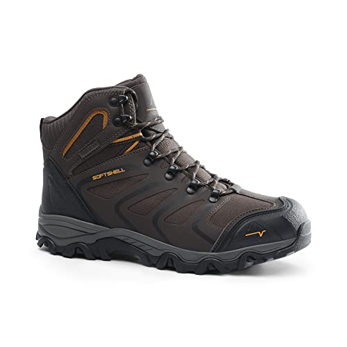 Nortiv 8 Mens Hiking Boots Waterproof Work Outdoor Trekking Backpacking Mountaineering Lightweight Trails Shoes Size 7 M Us Brown/Black/Tan,160448_M #TOP5