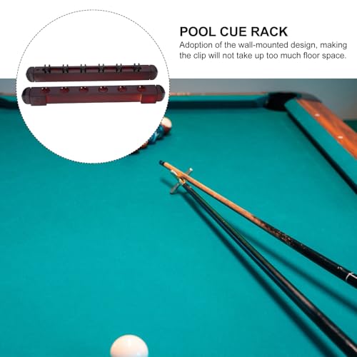 Évitez la déformation de vos cannes avec le support de queue de billard mural - 7