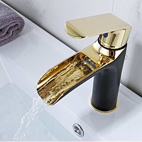 Robinet mitigeur d'évier à jet cascade et commande mono-trou - 6