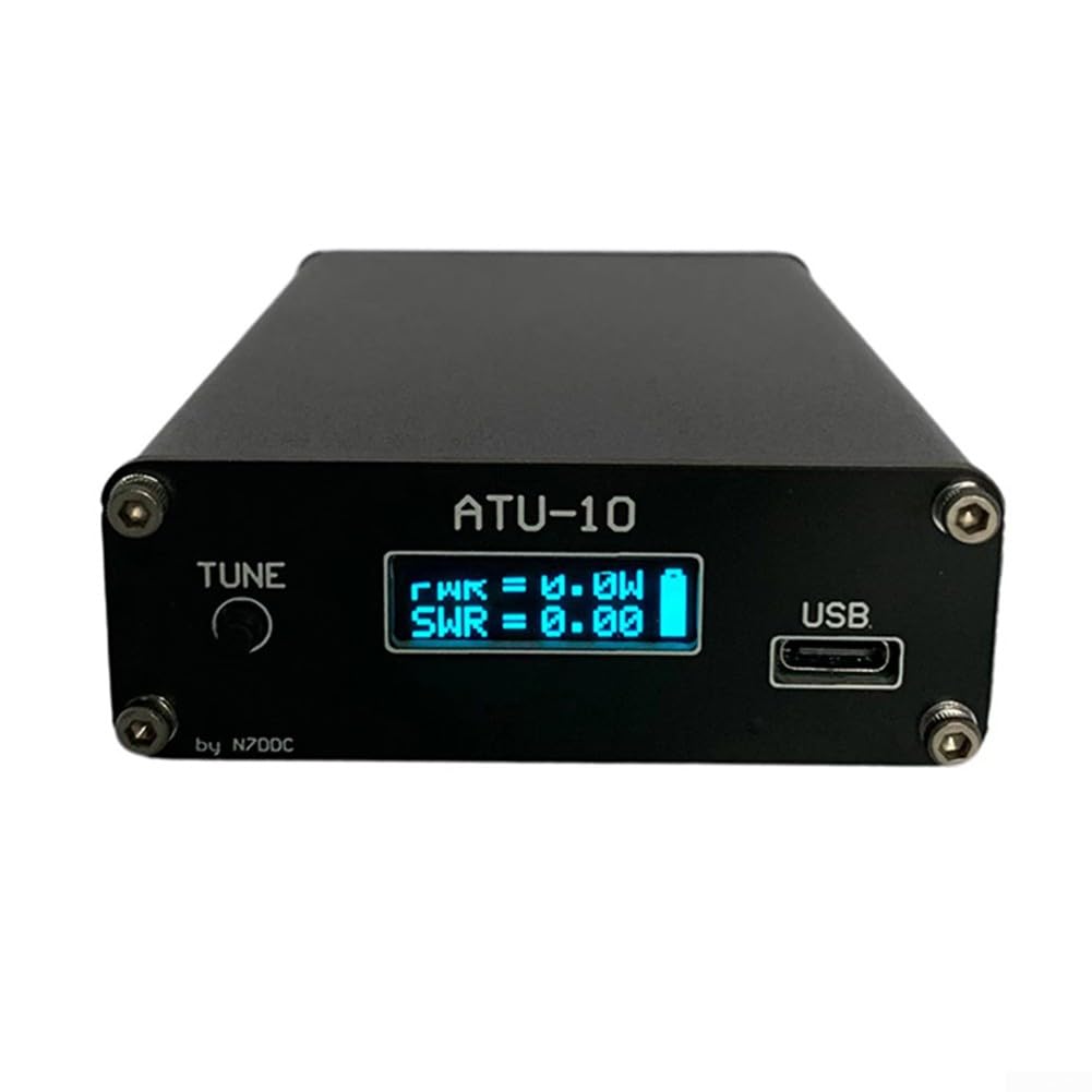 Automatischer Antennen-Tuner, ATU-10 QRP automatischer Radioantennen-Tuner mit OLED-Bildschirm, N7DDC-Entwicklungsversion 1.6