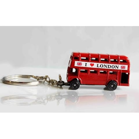 I love London Novelty BNWT London Double Decker Bus Metal Keyring SOUVENIR Cover