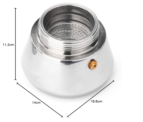 Cafetera espresso inox TREVI- 6 tazas