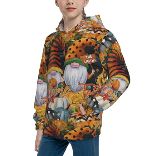 Welcom Fall Kid Hoodies Boys Sweatshirts Girls Pullover with Pocket2