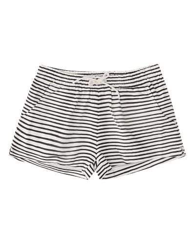 Billabong Girls' Hit The Road Elastic Waist Pull On Short, Black Stripe, Medium #TOP22