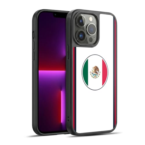 Coque foot Mexique iPhone 13 Pro Max antichoc Aztèque drapeau