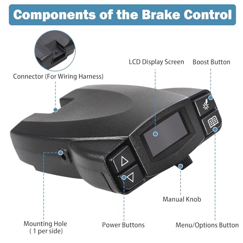 Feiton 80008543 90195 Electric Proportional Trailer Brake Controller Kit thumb #3