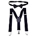 Produktbild Unisex-Kinder Jungen Mädchen Hosenträger mit Clip elastisch verstellbar Strapse mit Fliege Combo Sets für Kinder Schönes Design