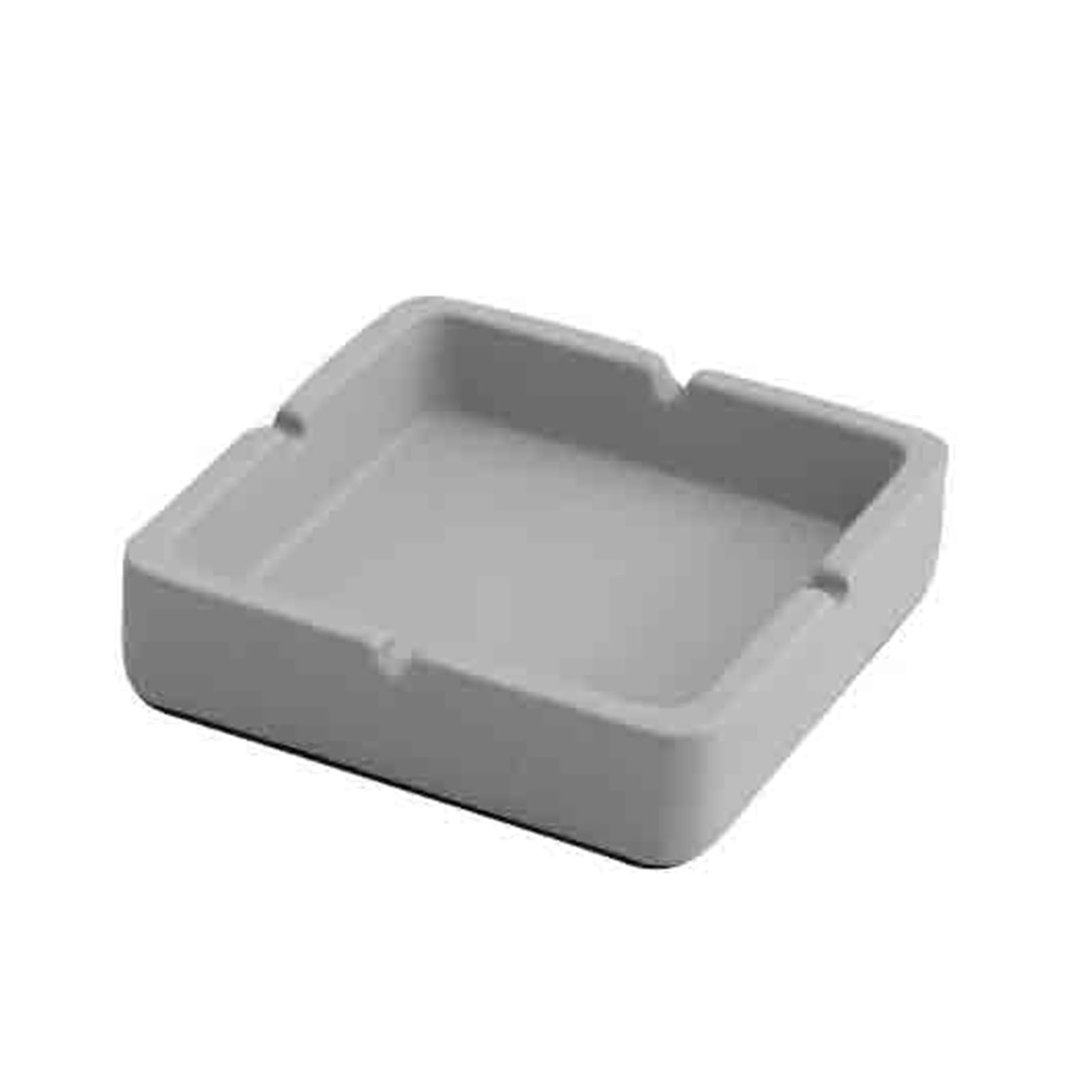 Zhaoj24-05 Cigar Ashtrays Cement Ashtray For Home Living Room Hotel Square With Two Colors To Choose From(Gris)
