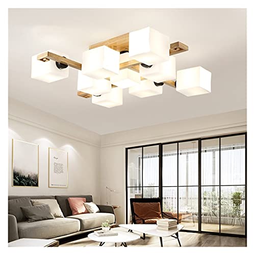 Chandelier en Cristal LED bois pour un éclairage de plafond sans éblouissement - 3