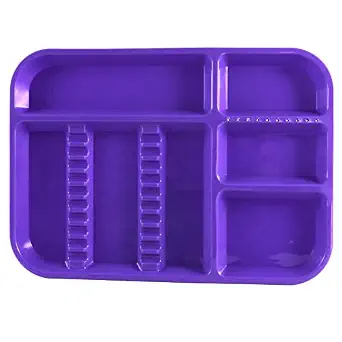 LA MIERE Dental Instrument Divided Tray, Autoclavable Divided Setup Tray, Divided Separate B-Lok Divided Tray, Size B (Ritter) - Plastic, 13-3/8