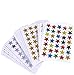 TOYMYTOY 30 feuilles mérite récompenses étoiles autocollants coloré étoiles autocollants pour enfants Motivation