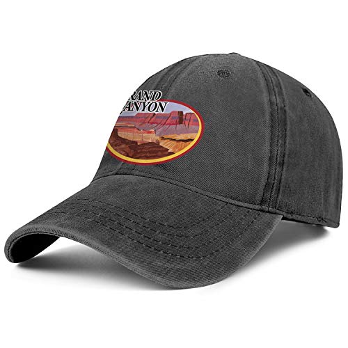 Grand Canyon National Park Washed Denim Hat for Men Women Trucker Hats Adjustable Caps Cowboy Baseball Cap
