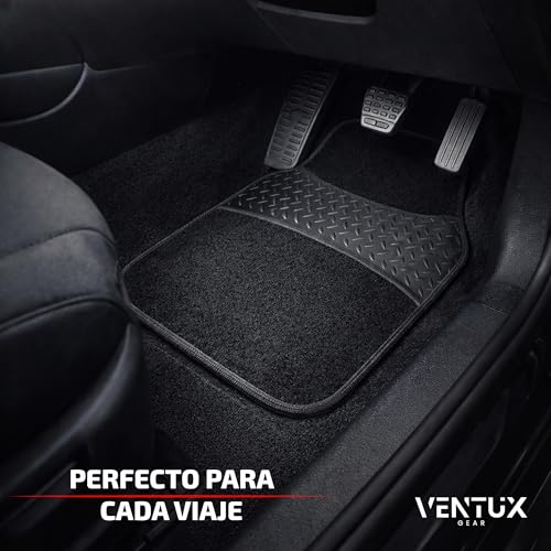 Alfombrillas de coche para evitar resbalones con moqueta universal de 4 piezas 5