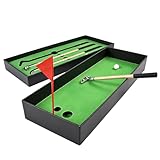 Veloray Mini Golf Stifte Set 3-teiliges, Lustige Golf Geschenke für Männer Mini Golf Desktop Set, Golf Club Stifthalter, Schreibtisch Gadget Geschenk, für Feiertage, Bürogeschenke, Golf-Fans