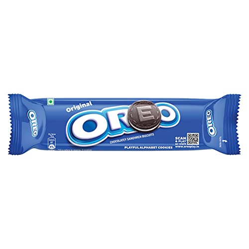 Image of Cadbury Oreo Vanilla Flavour Cookie Sandwich Cream Biscuit (113.75g / 120g grammage May Vary)
