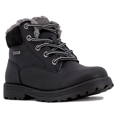 Nautica Kids Work Chukka Boot Youth Casual/Dress Bootie Hiking Boots Ankle High Outdoor Trekking Shoes |Boys - Girls| (Little Kids/Big Kids)