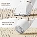 Lady Shavers for Women 3-in-1, Tiovara Painless Electric Razors Shaver IPX7 Waterproof Cordless Body Hair Trimmer Pubic Hair Removal with USB Charge Dock for Underarm Leg Arm Body Face (White)