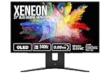 Bis zu 240 Hz Bildwiederholrate mit einer GtG-Reaktionszeit von 0,03 ms – Erleben Sie ein neues Maß an Leistung mit hoher Bildwiederholfrequenz von 240 Hz und einer phänomenalen GtG-Reaktionszeit von 0,03 ms, die durch die LG OLED-Technologie ermöglicht werden